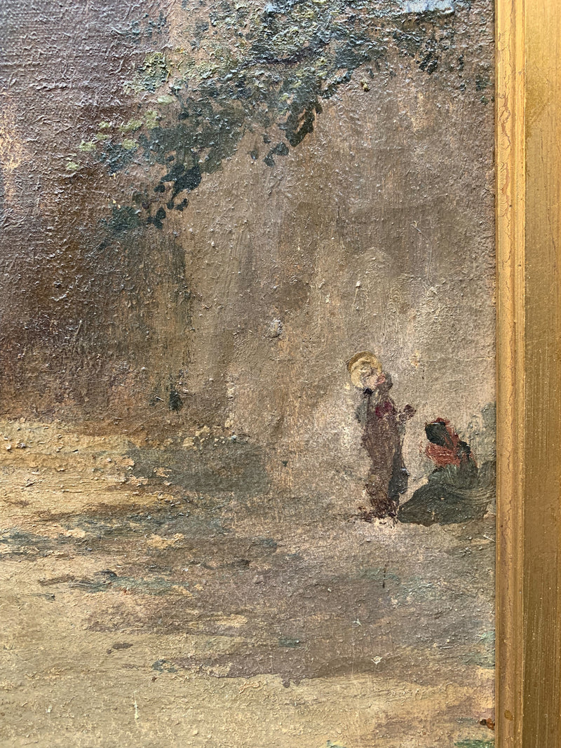 Dipinto Olio su Tela di Alberto Dressler di Milano del 1935