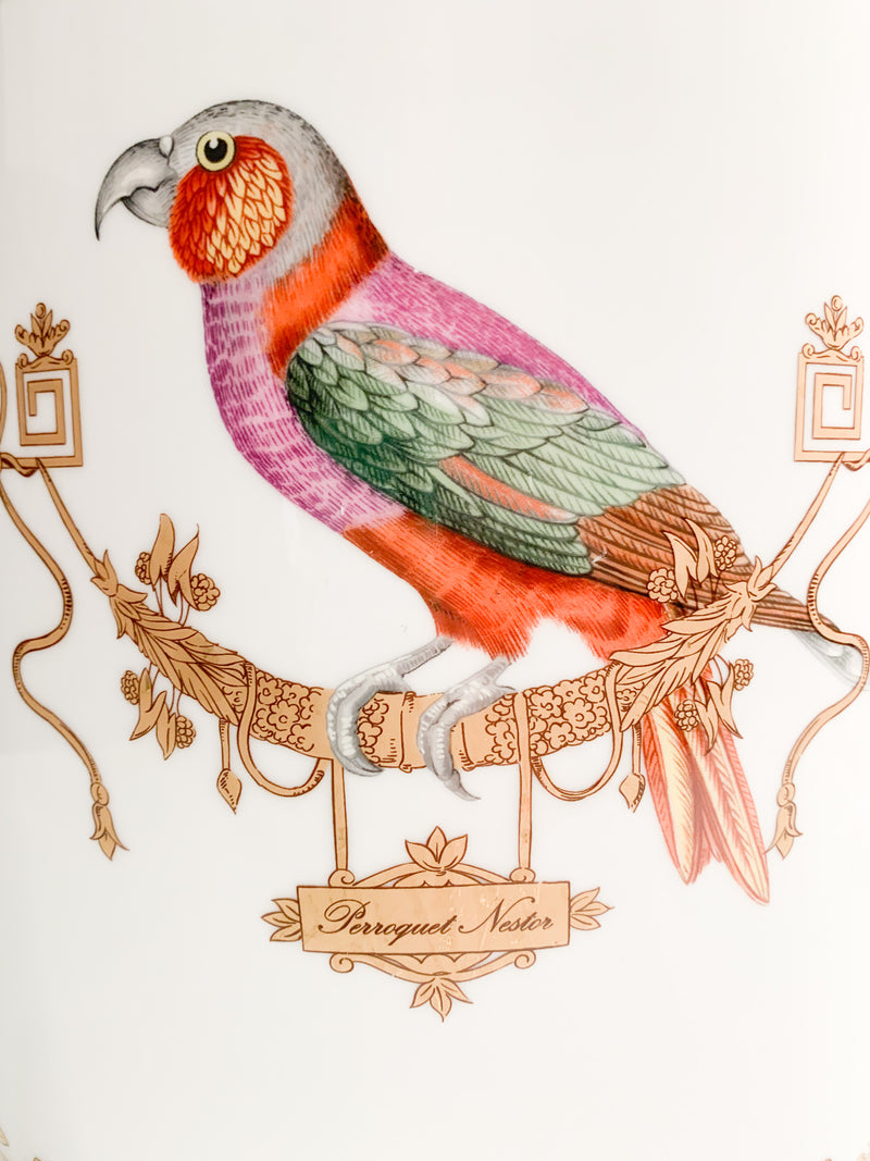 Vaso Volière Ellittico in Porcellana di Ginori 1735