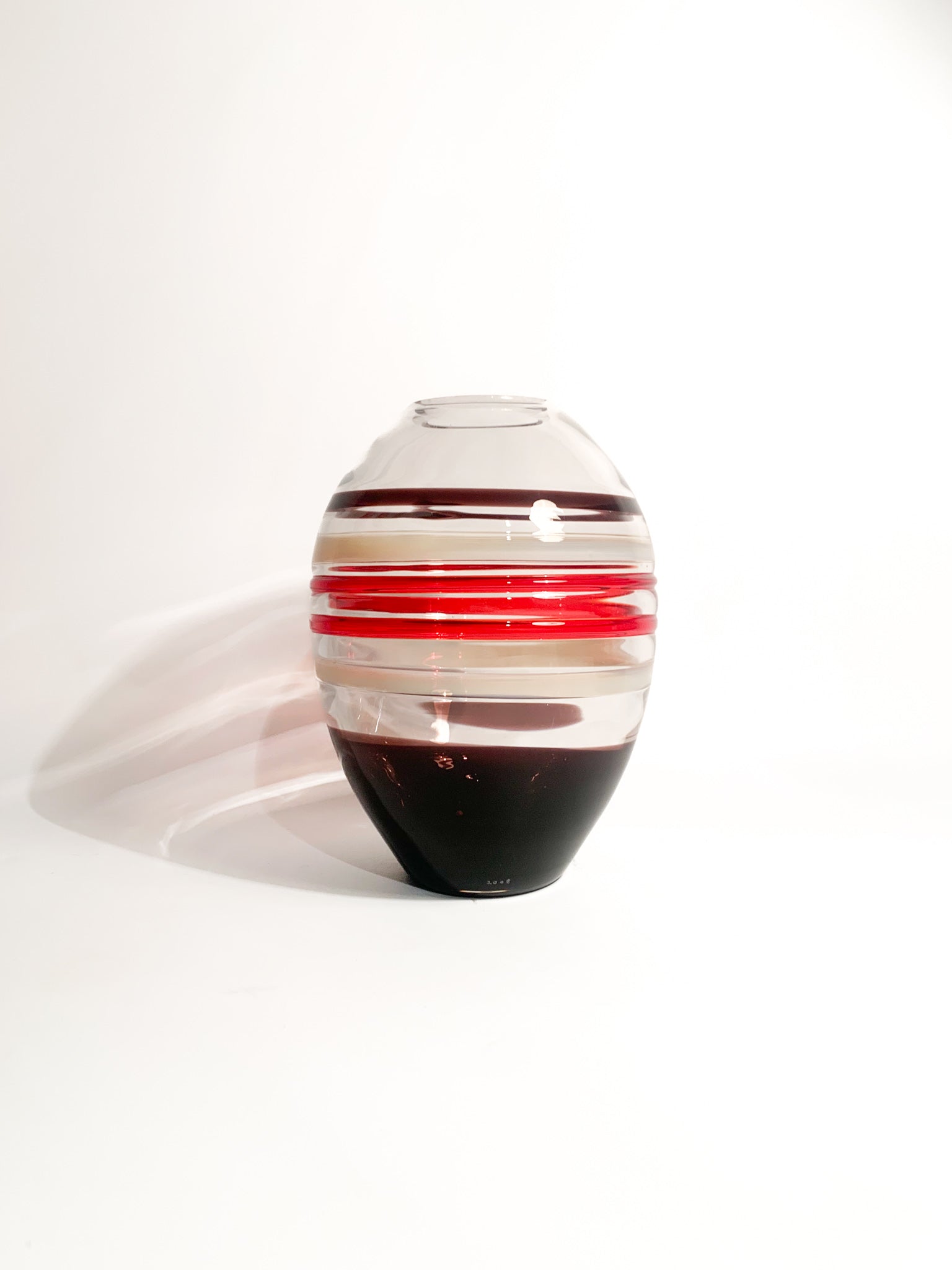 Murano Glass Vase by Carlo Moretti Reina Model 2008 Murano Glass Vase by Carlo Moretti Reina Model 2008