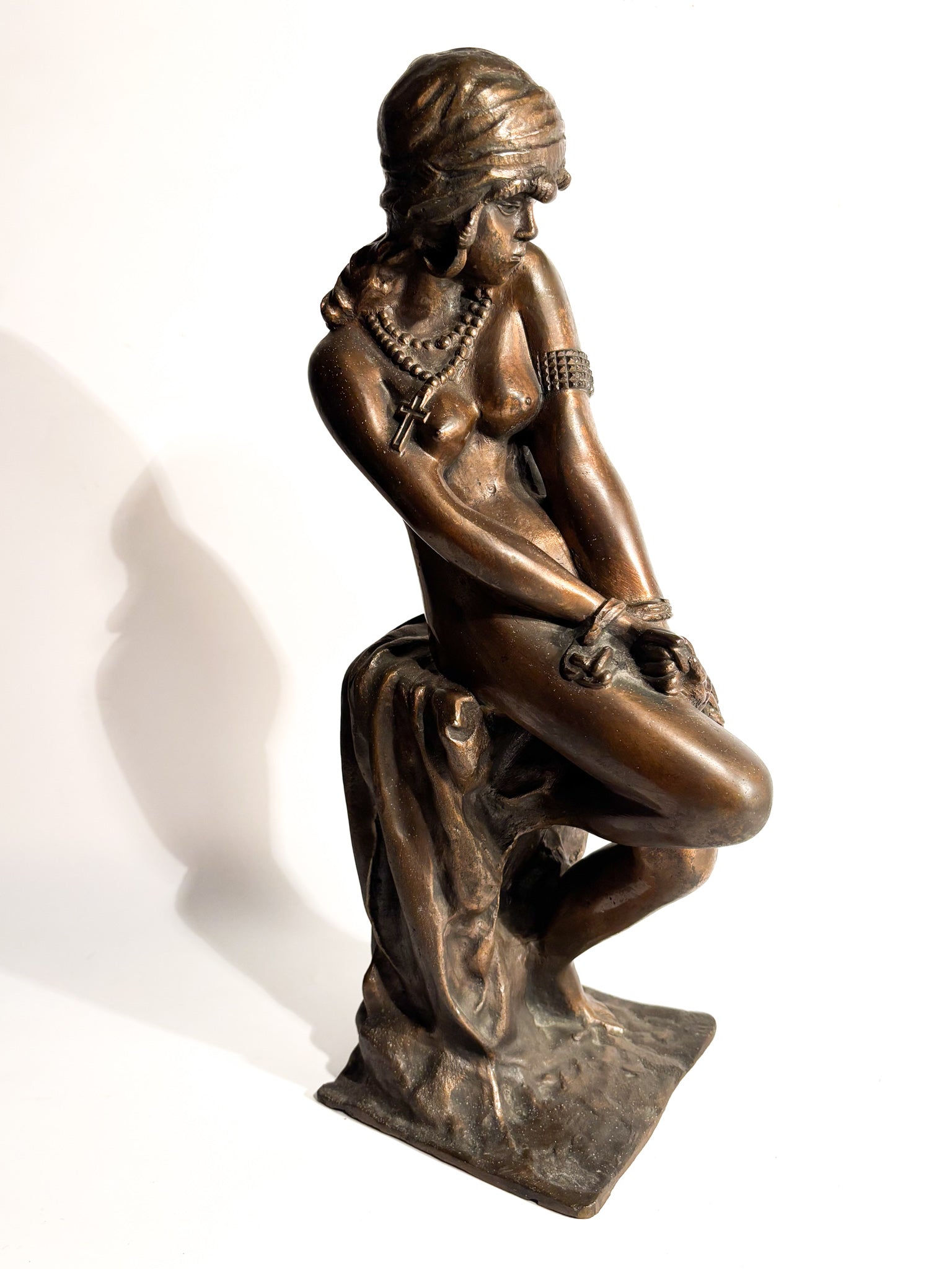 Giacomo ginotti- slave奴隷。ブロンズ彫刻 美術品 Bronze Sculpture 