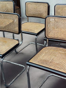 Set of 6 'Cesca' Chairs Designed by Marcel Breuer for Gavina 1960s