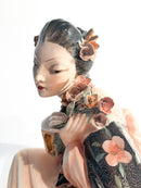 Ceramic Sculpture of Oriental Lady by Bertolotti V.B.C.M. 40s