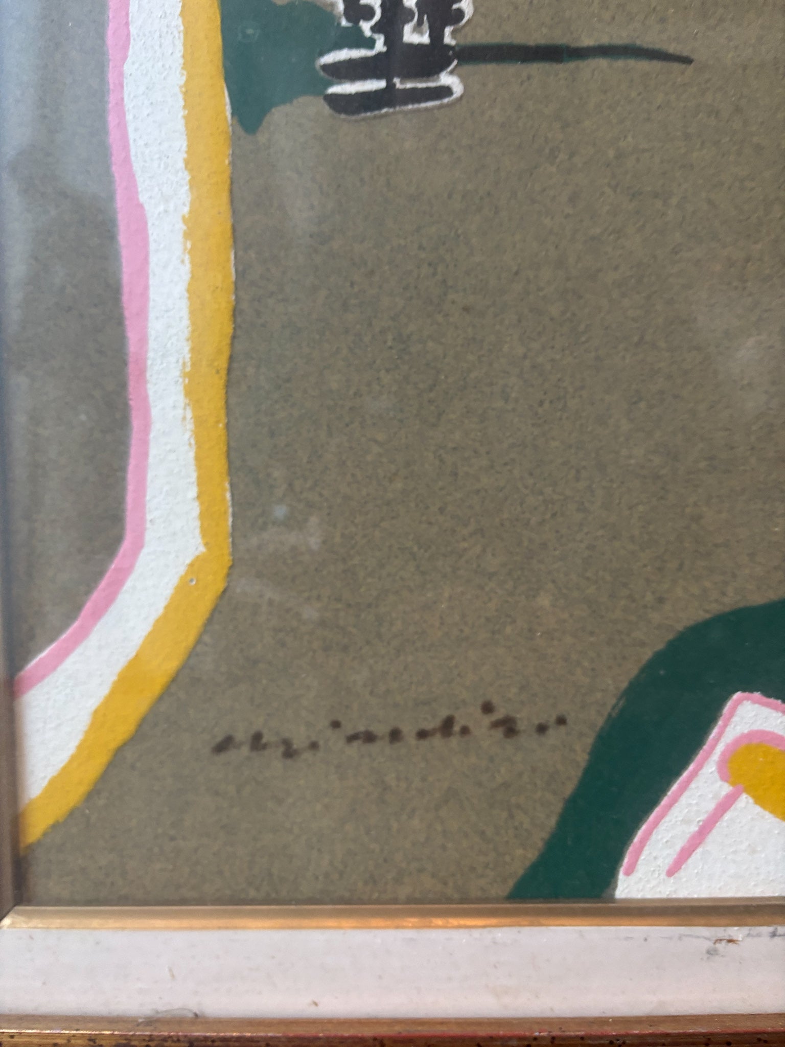 Silkscreen of Venice by Remo Brindisi 1970s