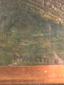 Dipinto Olio su Tavola di Paesaggio di Rodolfo Paoletti Anni 20