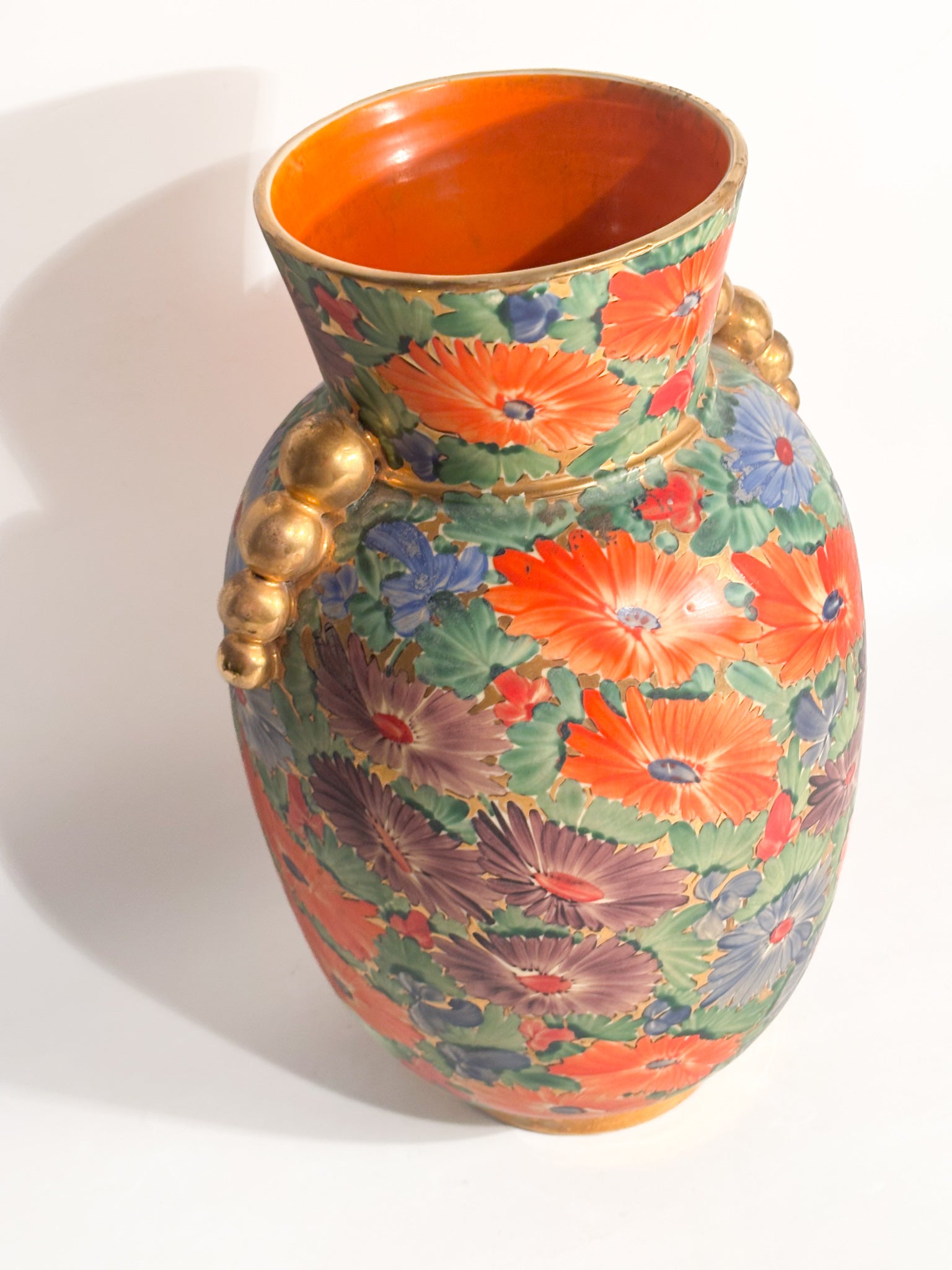 Vaso Art Déco in Ceramiche F.A.C.I. Civita Castellana Anni 40