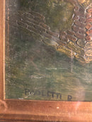 Dipinto Olio su Tavola di Paesaggio di Rodolfo Paoletti Anni 20