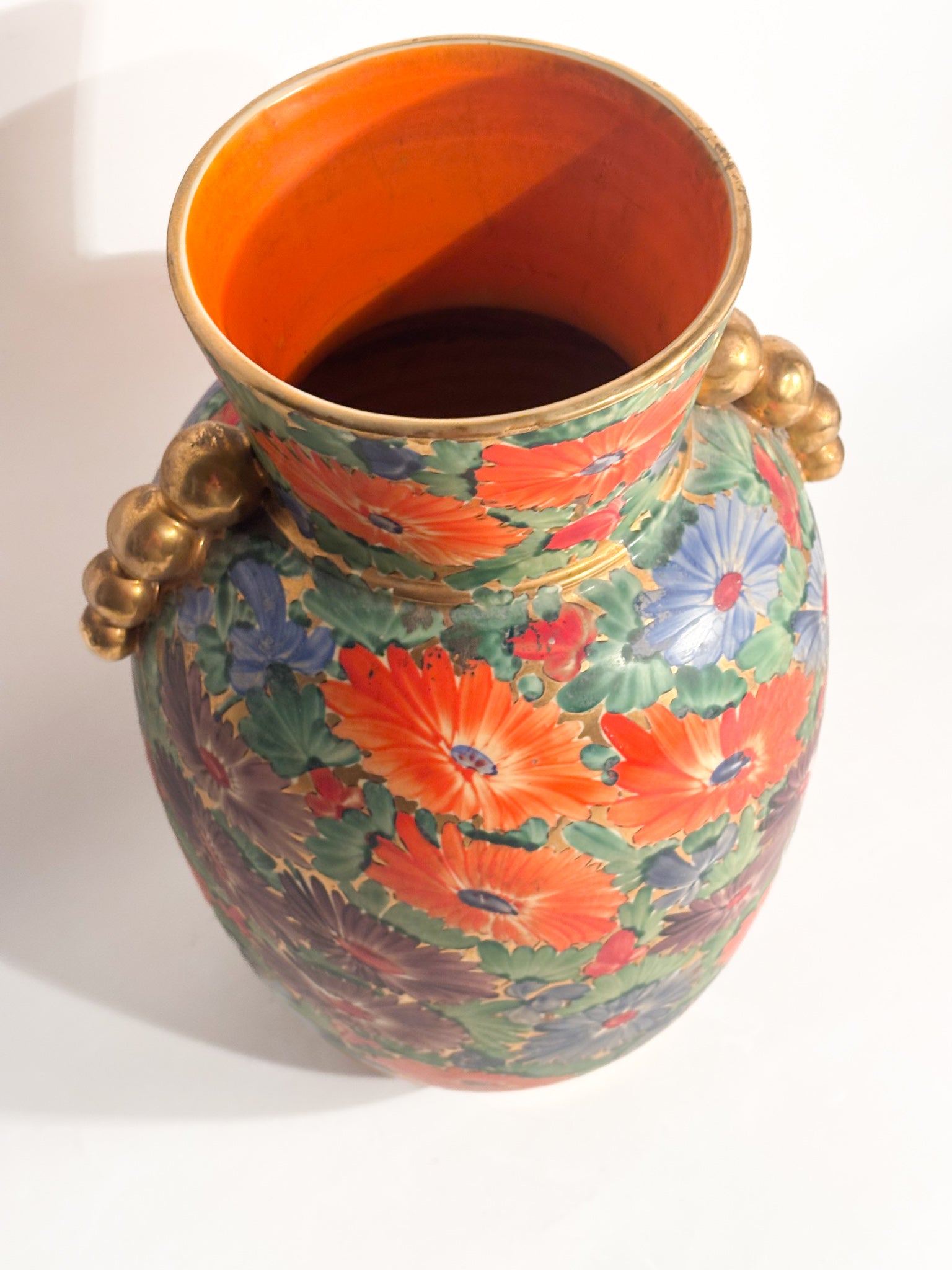 Vaso Art Déco in Ceramiche F.A.C.I. Civita Castellana Anni 40