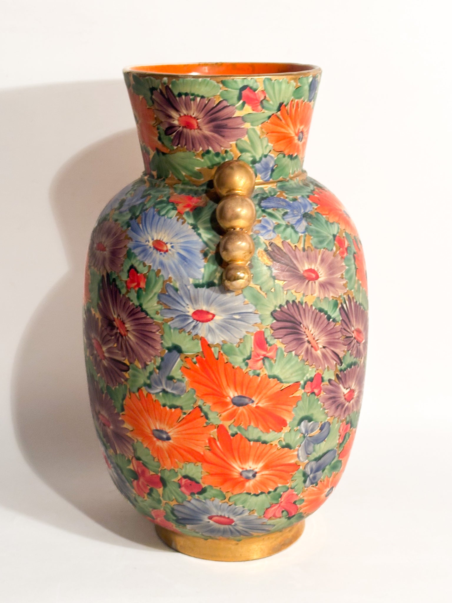 Vaso Art Déco in Ceramiche F.A.C.I. Civita Castellana Anni 40