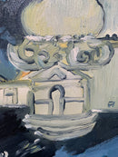 Dipinto Olio su Tela di Venezia di Remo Brindisi Anni 70