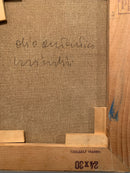 Dipinto Olio su Tela di Venezia di Remo Brindisi Anni 70