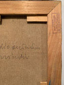 Dipinto Olio su Tela di Venezia di Remo Brindisi Anni 70