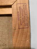 Dipinto Olio su Tela di Venezia di Remo Brindisi Anni 70