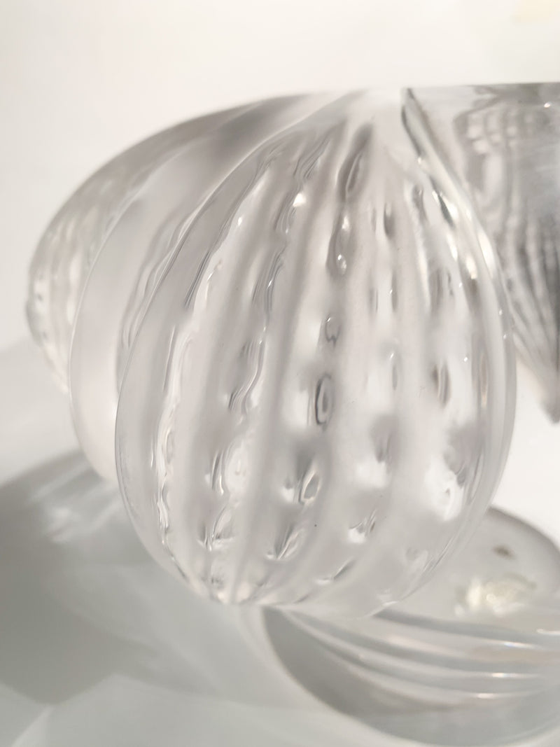 Lalique Crystal Vase, San Diego Model, 1940s