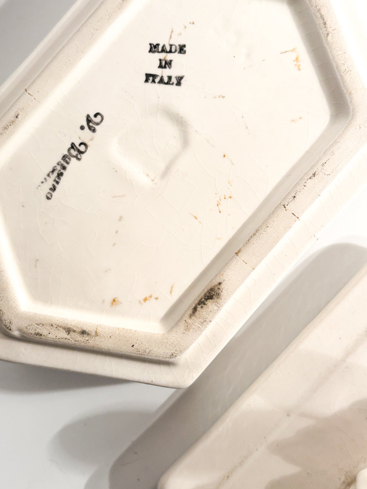 Ceramic Box from Bassano with Pierrot 70s