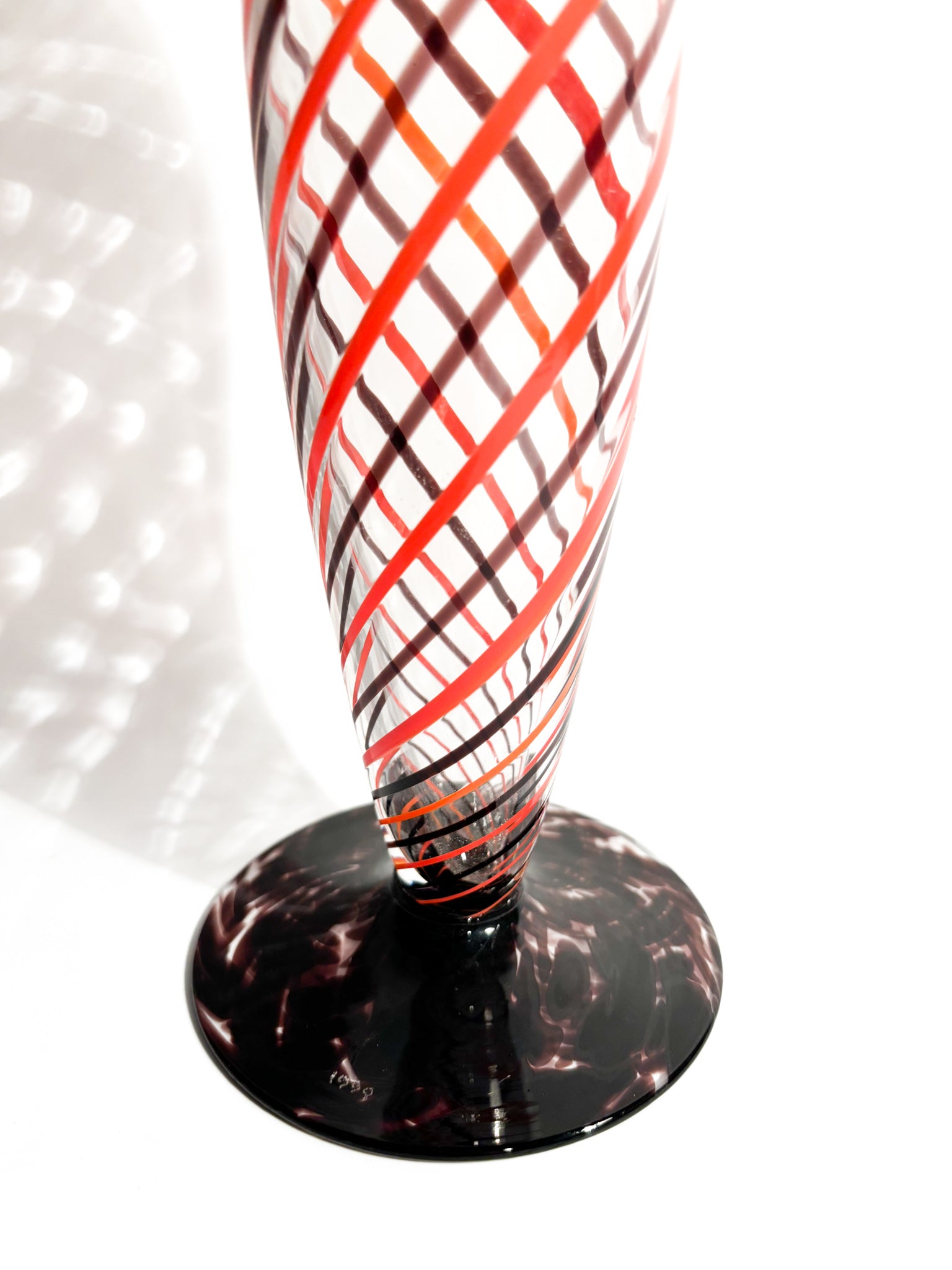 Spiral Murano Glass Candelabra by Carlo Moretti from 1999