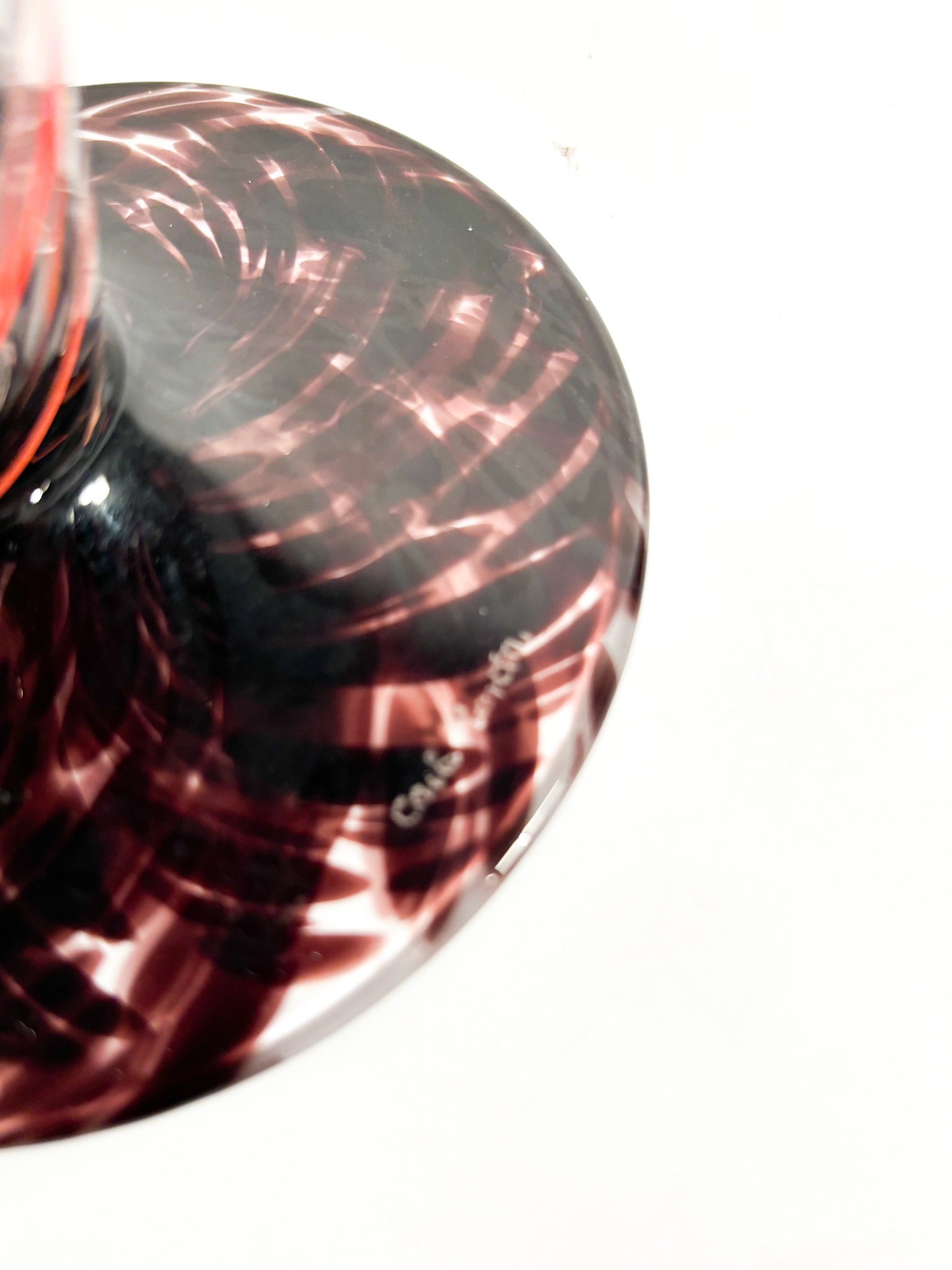 Spiral Murano Glass Candelabra by Carlo Moretti from 1999