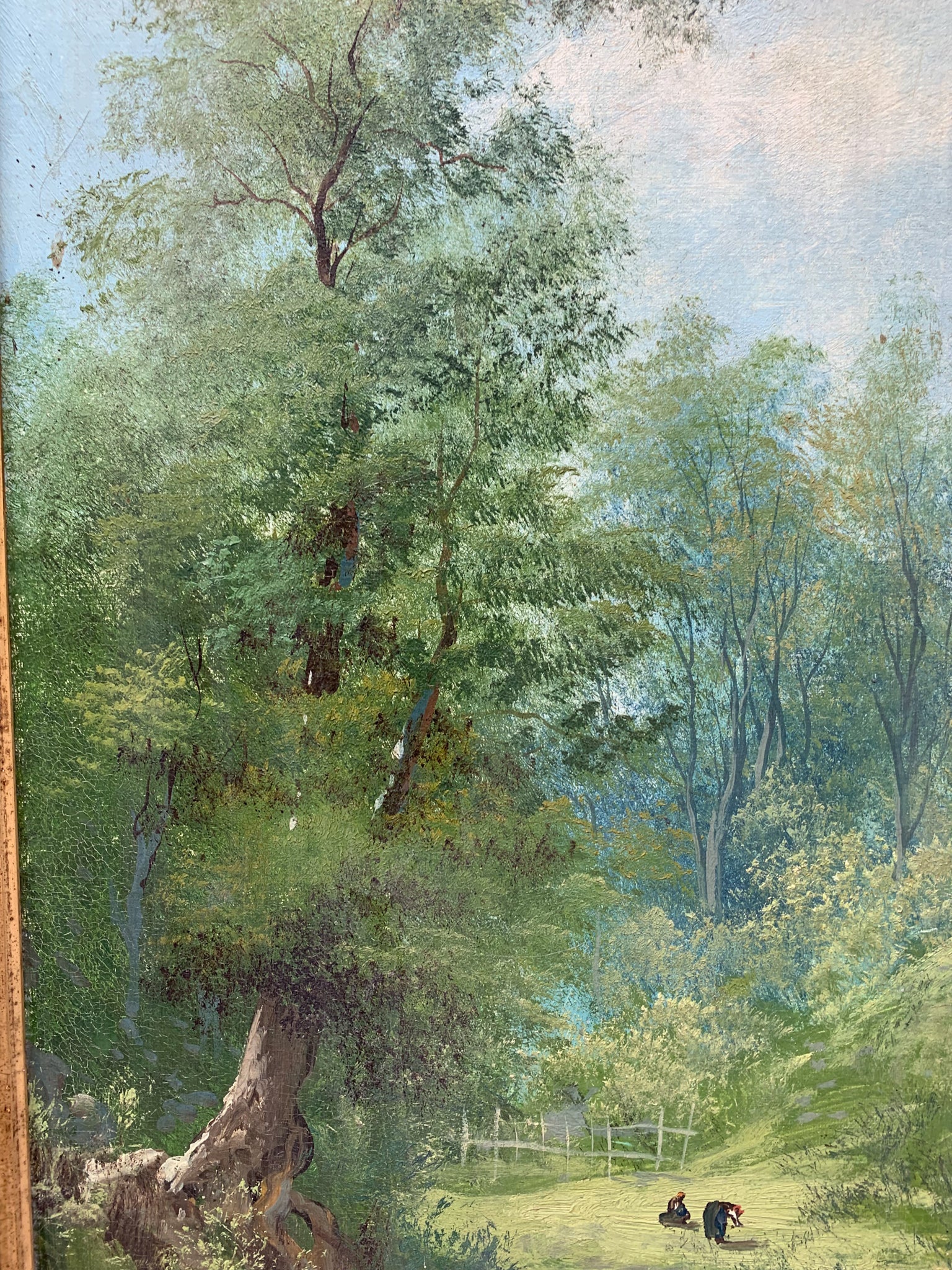 Oil on Canvas Landscape Painting by Henry Markò, Early Twentieth Century