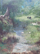 Oil on Canvas Landscape Painting by Henry Markò, Early Twentieth Century