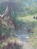 Oil on Canvas Landscape Painting by Henry Markò, Early Twentieth Century