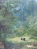 Oil on Canvas Landscape Painting by Henry Markò, Early Twentieth Century