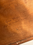 Oil Painting on Board of Venice Canal by Gino Albieri 1920s