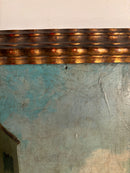 Oil Painting on Board of Venice Canal by Gino Albieri 1920s