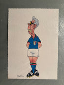 Series of Five Drawings by Giorgio Forattini