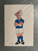 Series of Five Drawings by Giorgio Forattini