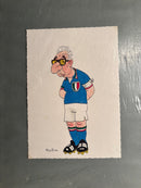 Series of Five Drawings by Giorgio Forattini