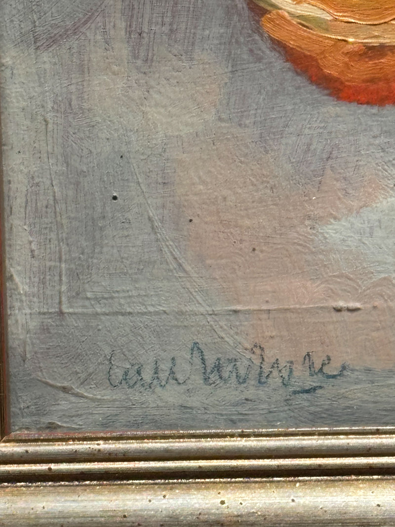 Dipinto Olio su Tavola di Natura Morta di Domenico Cantatore Anni 60