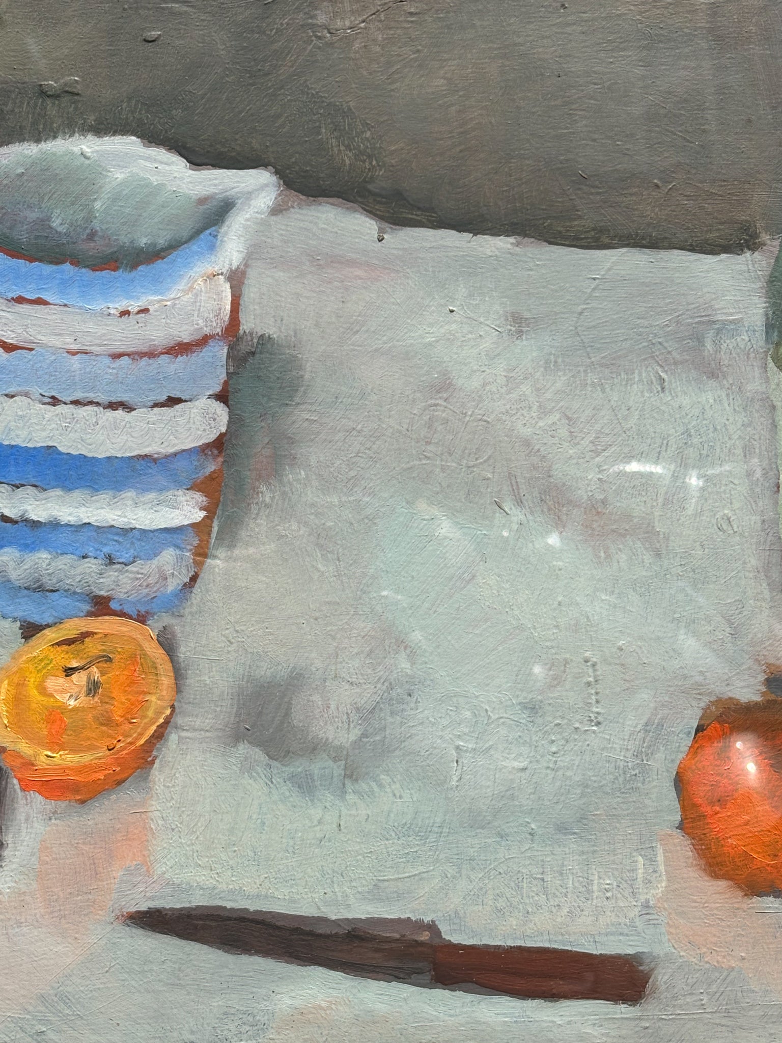 Oil Painting on Board of Still Life by Domenico Cantatore 60s