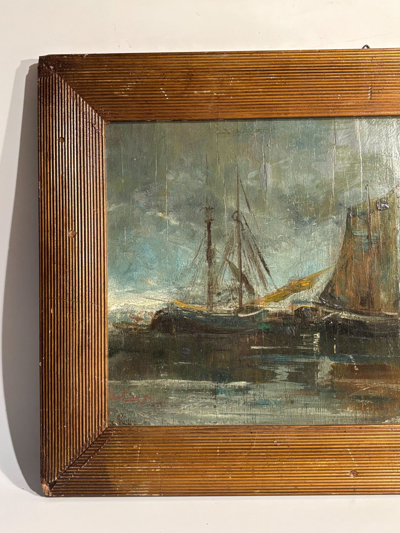 Oil Painting on Panel by Marina di De Corsi