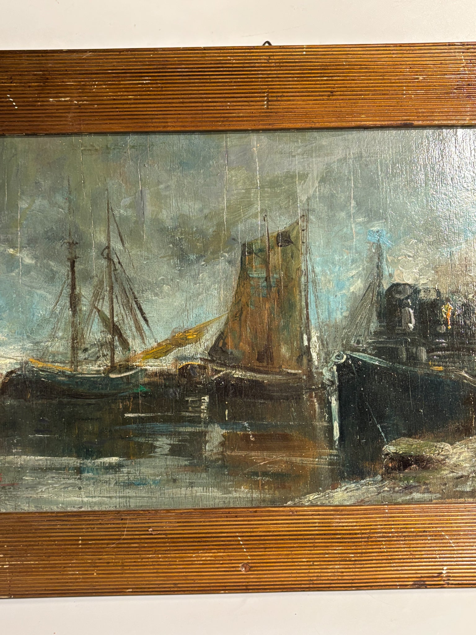 Oil Painting on Panel by Marina di De Corsi