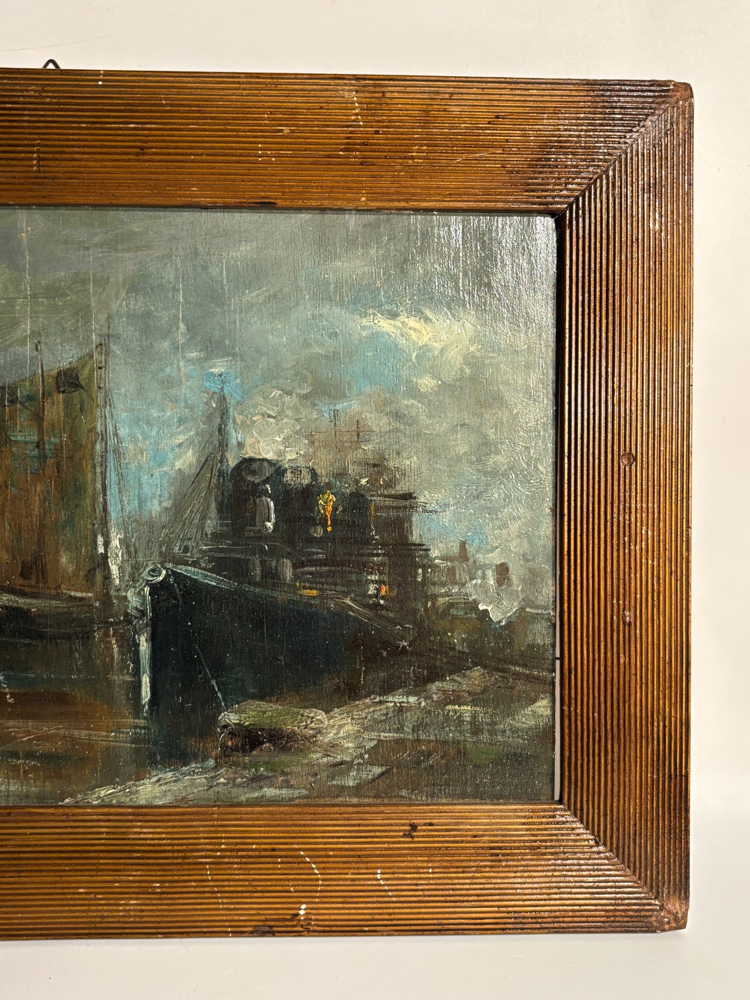 Oil Painting on Panel by Marina di De Corsi