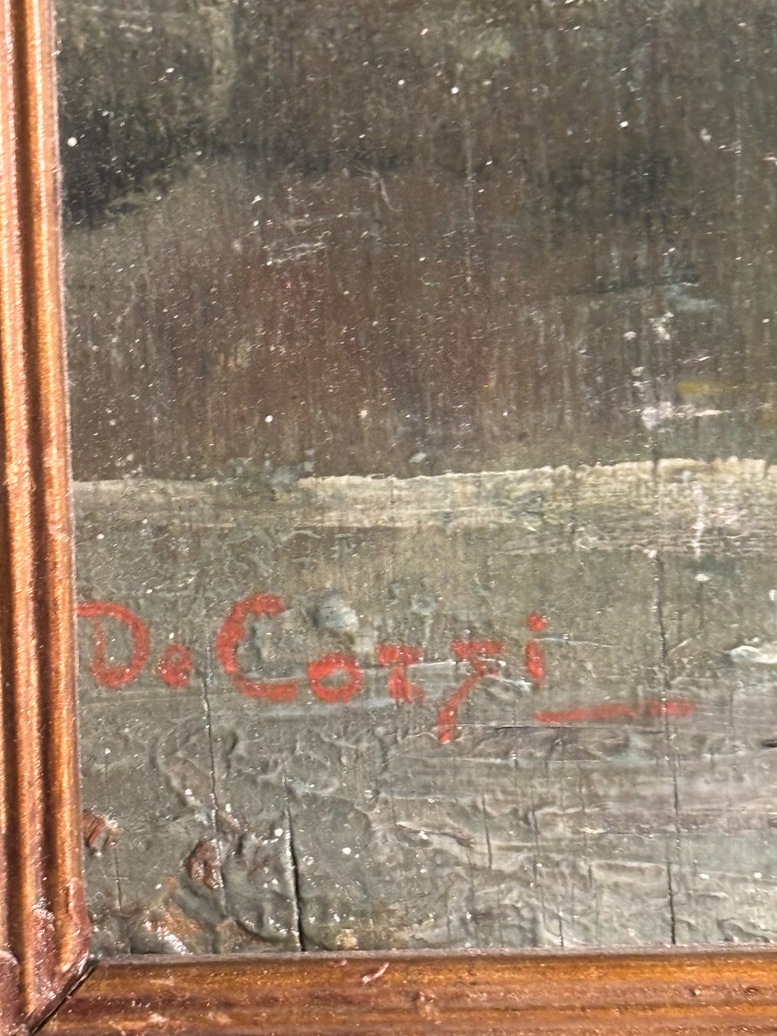 Oil Painting on Panel by Marina di De Corsi