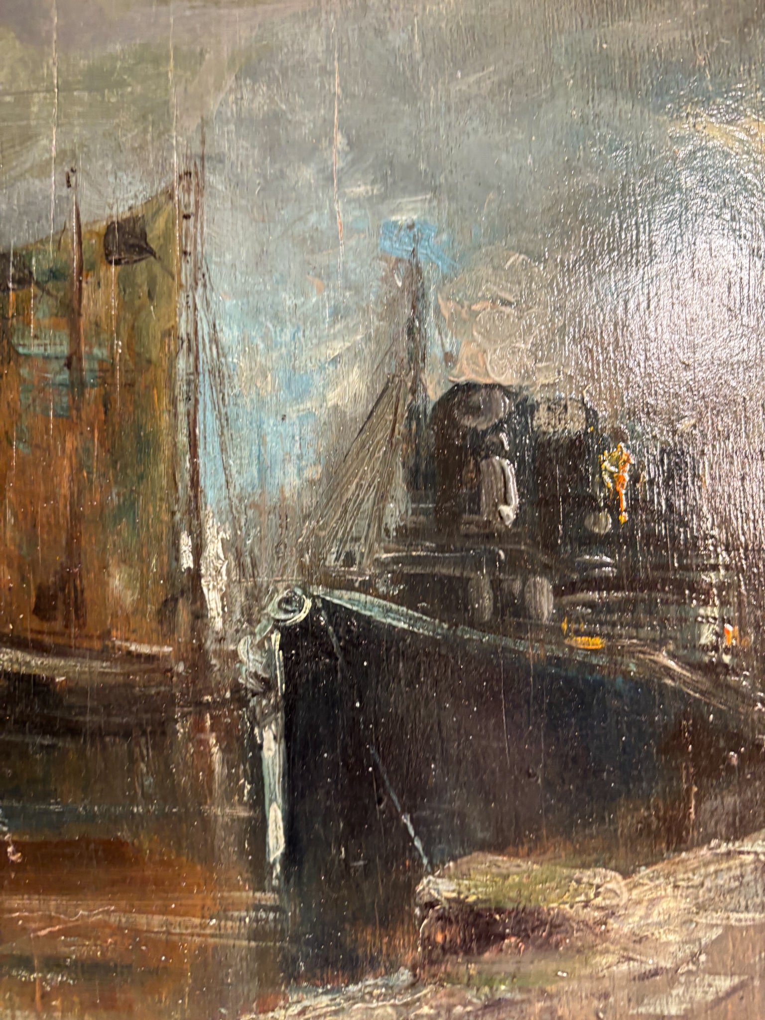 Oil Painting on Panel by Marina di De Corsi