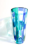 Vaso in Vetro di Murano Multicolore di Salviati Modello Madras del 1997