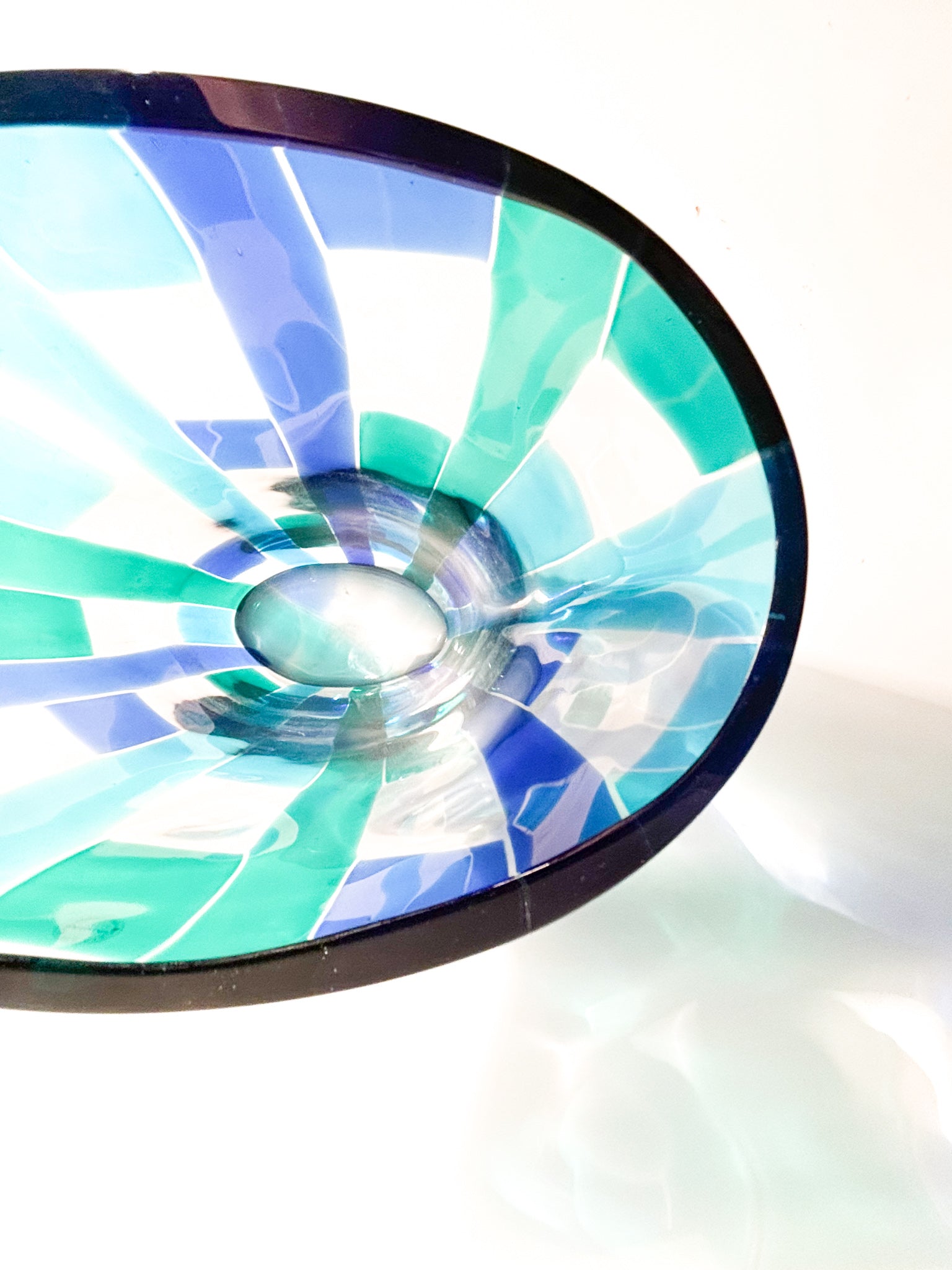 Multicolored Murano Glass Vase by Salviati, Madras model, 1997