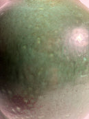 Vaso in Ceramica Francese Verde e Nero Anni 70