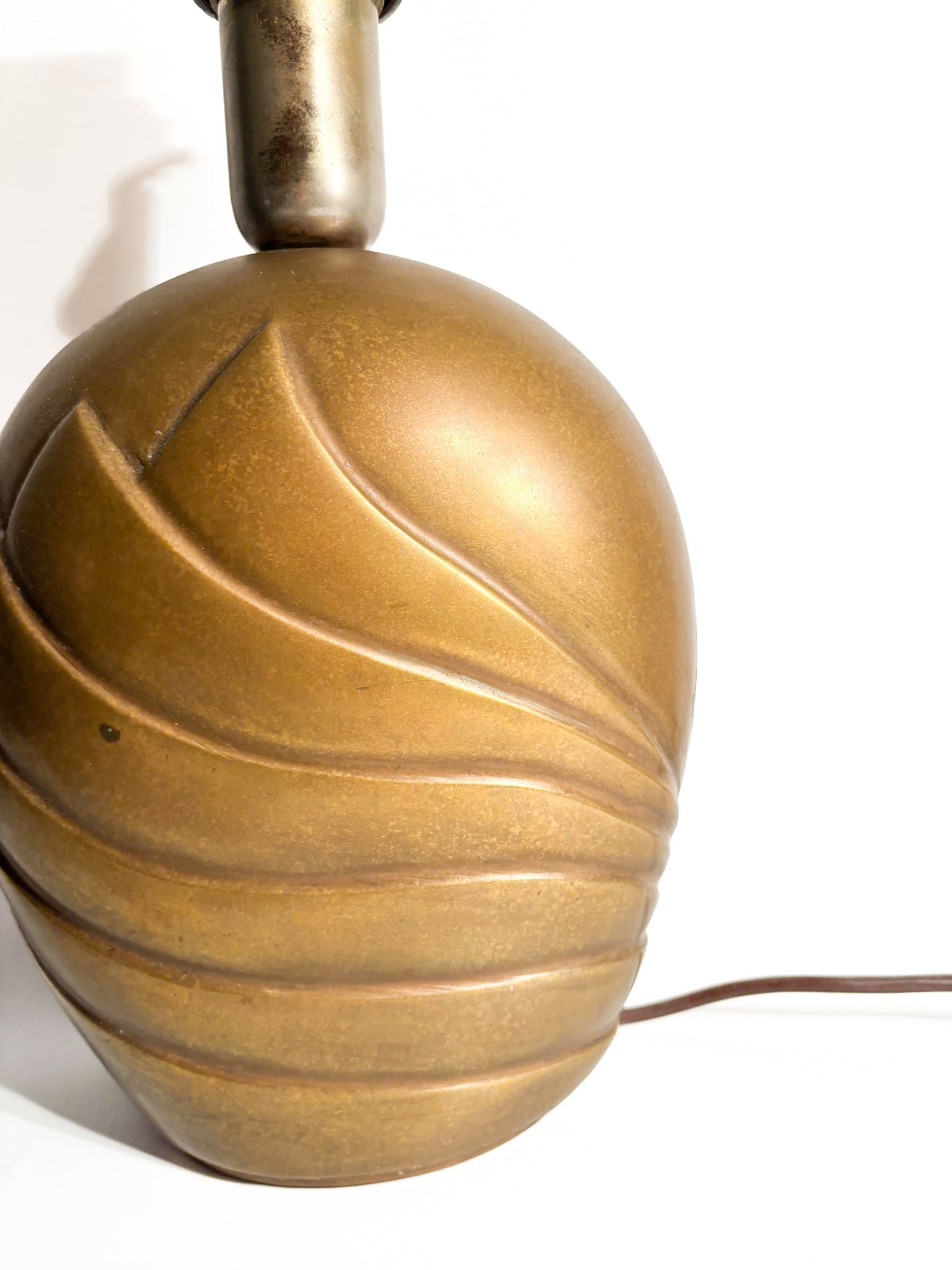 Bronze Table Lamp by Esa Fedrigolli 70s