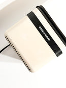 Brionvega Cube Radio TS 505a White Designed by Richard Sapper and Marco Zanuso 70s