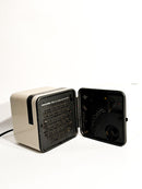 Brionvega Cube Radio TS 505a White Designed by Richard Sapper and Marco Zanuso 70s