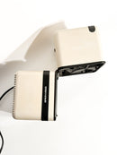 Brionvega Cube Radio TS 505a White Designed by Richard Sapper and Marco Zanuso 70s