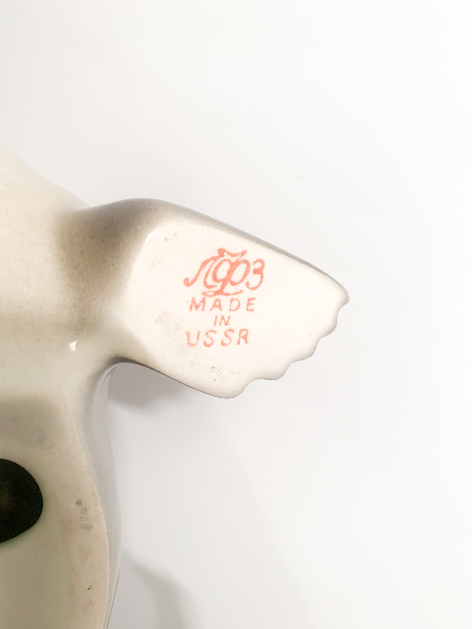 Scultura in Ceramica Russa URSS di Foca Anni 40