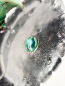 Coppia di Vasi in Vetro di Loetz e Ferro Battuto Anni 20