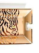 Tigrated Ashtray in French Porcelain by Cartier 80s