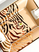 Tigrated Ashtray in French Porcelain by Cartier 80s