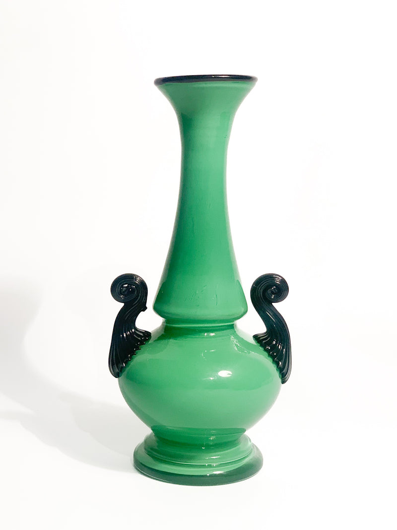 Decò Vase in Murano Glass by Napoleone Martinuzzi, 1930s