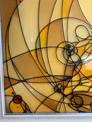 Quadro Cloisonnè su Metacrilato Raffigurante il Tema Natale dell'Acquario 1982