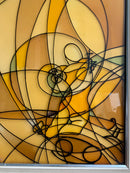 Quadro Cloisonnè su Metacrilato Raffigurante il Tema Natale dell'Acquario 1982